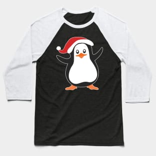 Cute Christmas Penguin Christmas Gift Baseball T-Shirt